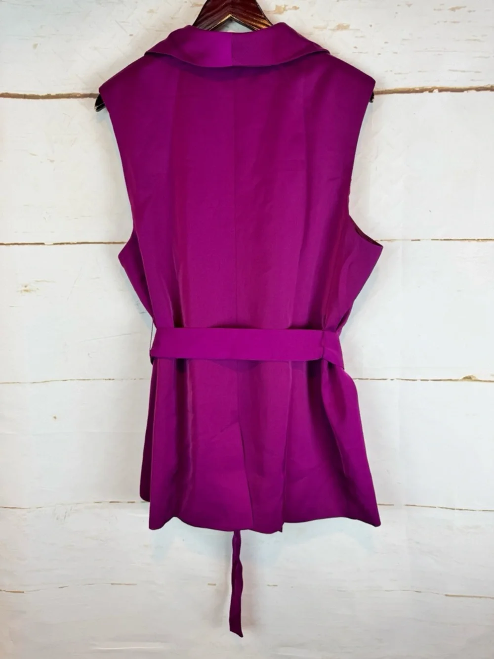 Banana Republic Factory | 2-Piece Sleeveless Blazer & Wide-Leg Pants Set, 16 NWT - Picture 14 of 15